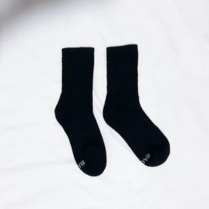 BAGGU Ribbed Sock - Black